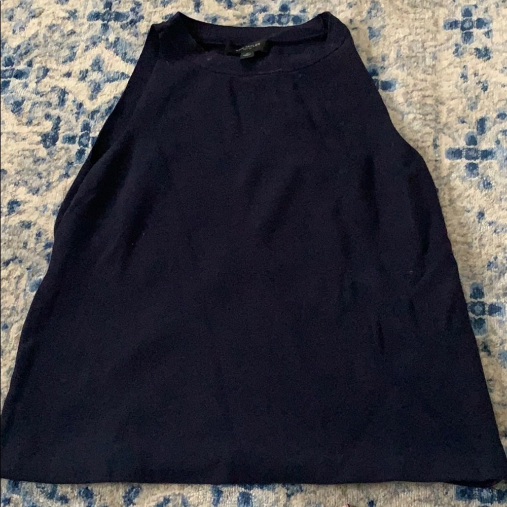 Ann Taylor navy blue shirt